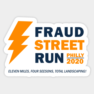 Fraud Street Run 2020 Sticker